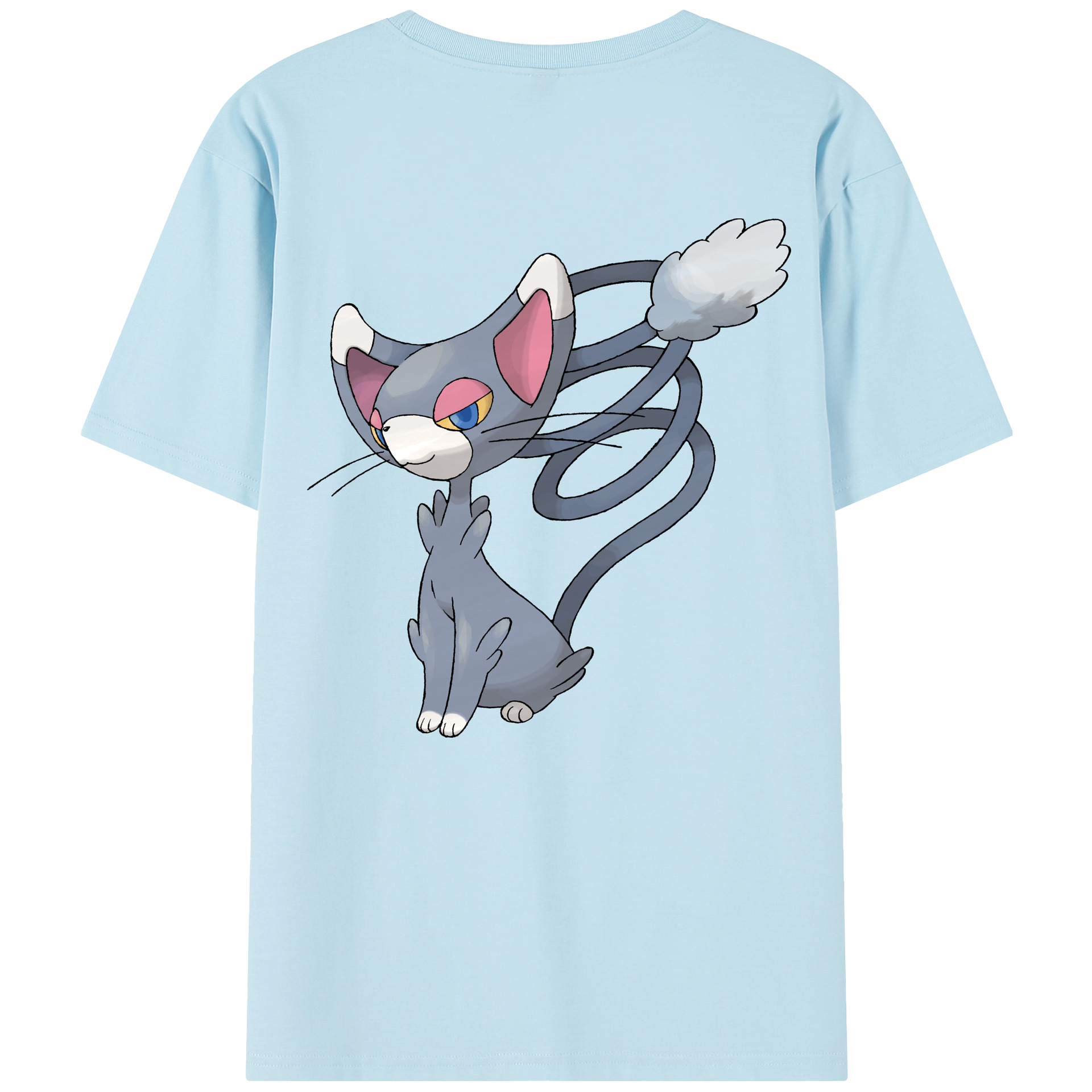 （画像用） ポケットモンスター Pokémon 綿100％半袖Tシャツ（背面プリント）